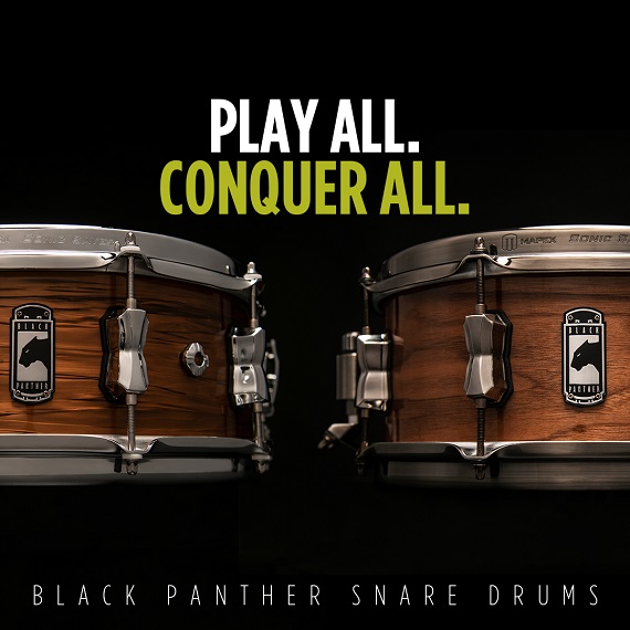 Scorching and Crisp! Mapex Releases 2 New Black Panther Snare Drums mapex